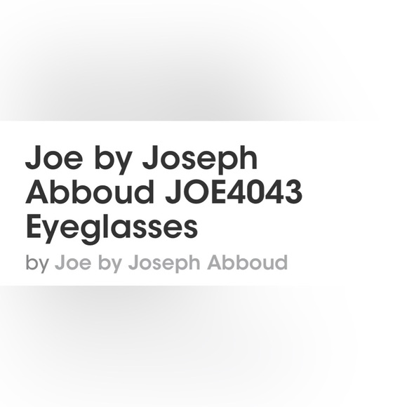 JOE by Joseph Abboud prescription frames, great pre-loved condition - Picture 2 of 9